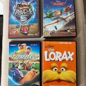 Set of 4 children’s DVDs